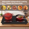 image:imageVBGK Single Burner Induction CooktopHot Plate with 6 Cooking Modes portable cooktop with LCD touch control9 Levels amp4H Timer1800W 110V Portable induction Cooktop2 burner electric cooktop