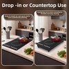 image:imageVBGK Single Burner Induction CooktopHot Plate with 6 Cooking Modes portable cooktop with LCD touch control9 Levels amp4H Timer1800W 110V Portable induction Cooktopdouble induction cooktop