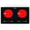 image:imageVBGK Double Induction Cooktop110V 2300w 2 burnerinduction cooktop2 burner Hot Plate Electric burner withLCD Touch Screen 9 Levels Settings Child Safety Lock ampTimerDouble Electric Cooktop