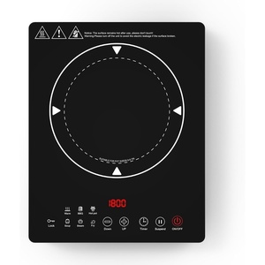 image:imageVBGK Single Burner Induction CooktopHot Plate with 6 Cooking Modes portable cooktop with LCD touch control9 Levels amp4H Timer1800W 110V Portable induction Cooktopsingle burner induction cooktop
