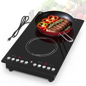 image:imageVBGK Single Burner Induction CooktopHot Plate with 6 Cooking Modes portable cooktop with LCD touch control9 Levels amp4H Timer1800W 110V Portable induction Cooktopdouble induction cooktop
